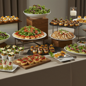 بوفيه خفيف للمناسبات الصغيرة