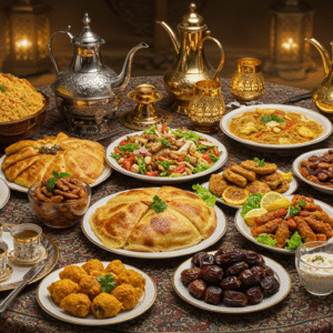 بوفيه شرقي متنوع